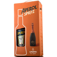 Ликер Aperol Aperetivo 0.7л и вино игристое Cinzano Pro-Spritz 0.75л